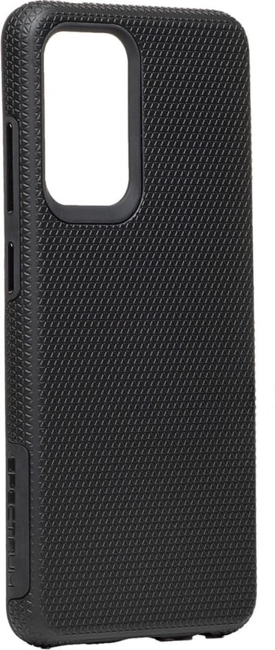 Casemania Hoesje Geschikt voor Samsung Galaxy A72 - Zwart - Anti Slip Matte Armor Back Cover