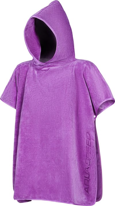 Aqua Speed Poncho Handdoek kinderen - Violet 70 x 120 (110 / 135)