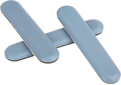 Famanu – Premium meubelglijders, 16 stuks, rechthoekig, 75 x 15 mm, zelfklevend, vloerbeschermers, PTFE-glijders, teflonglijders