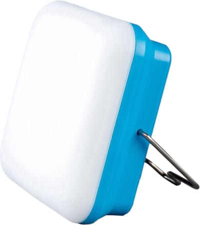 Rubytec Dimbare LED-lamp - USB Solar Lantern - Oplaadbaar in 24 Uur Via Zonne-energie - 6-50 uur licht - Spatwaterdicht - Inclusief USB-C kabel - Blauw