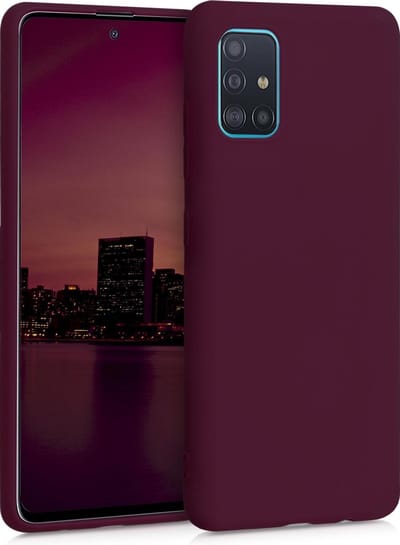 kwmobile telefoonhoesje geschikt voor Samsung Galaxy A51 - Hoesje voor smartphone - Back cover in bordeaux-violet