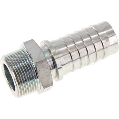 32x48 mm & R1-1/4'' Verzinkt Stalen Slangpilaar met Buitendraad DIN EN 14423