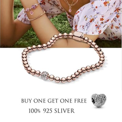Nouveau Bracelet Chaîne Serpent en Argent Sterling S925 Moments Fermoir O Couronne Compatible Breloques Argent Original Pour Femmes Fabrication de Bijoux DIY 17cm bleu