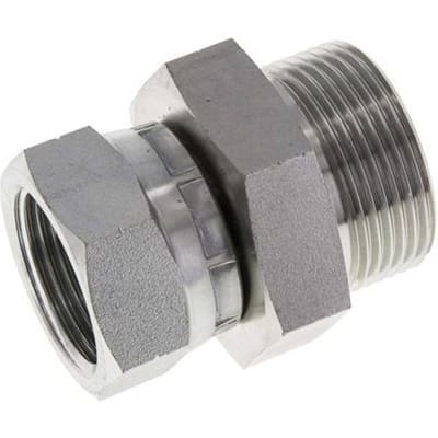 G 1'' x G 1 1/4'' F/M Verzinkt Stalen Neusstuk 150 Bar - Hydrauliek - FL2S-FM-EZ-100G-114G-I