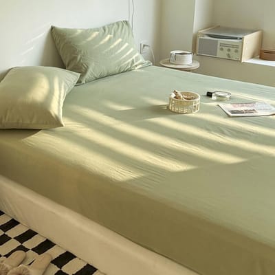 Hoeslaken - Matrasbeschermer - Bed Opmaken - Kreukvrij - 200 x 220 cm - Groen