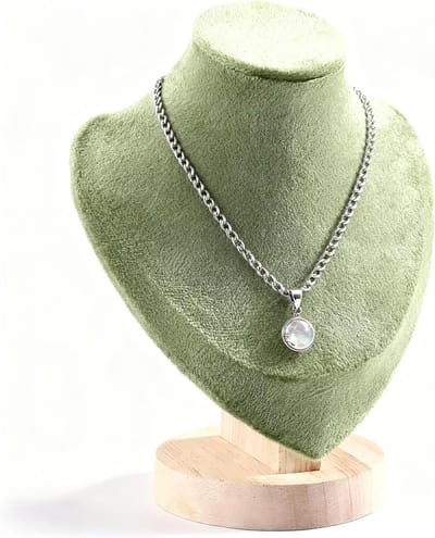 Ketting Display Stand - Sieraden Buste - Sieraden Presenteren - Zachte Fluweel Textuur - 175 cm Hoog - Lichtgroen