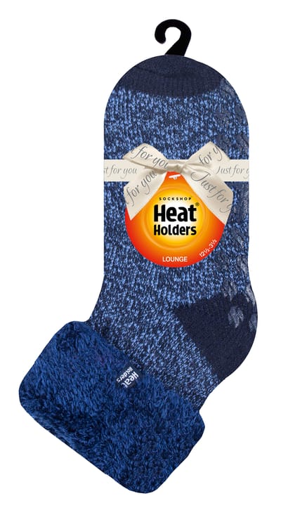 Kinderen Fluffy Bed Sokken | Heat Holders | Warme Cozy Thermo Sokken voor Jongens en Meisjes - Marineblauw