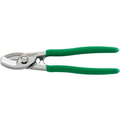 Stahlwille 6630 5 220 KABELSCHERE VERCHROMT 220 MM 66305220 Kabelschaar Geschikt voor (striptechniek) Aluminium- en koperkabel, een- en meerdraads 70 mm²
