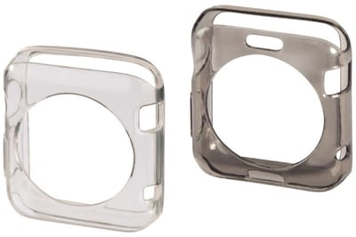 Hama Crystal Cover Set Apple Watch 38Mm Trans&Zwart