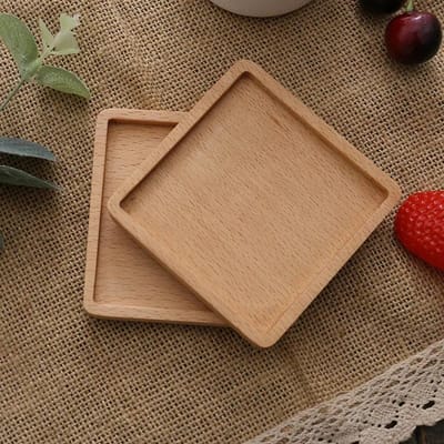 8,8 cm duurzame houten onderzetters staan mok thee koffie kopje pad hittebestendige drinkmat thuis tafel thee koffie kopje pad tafelgerei decor