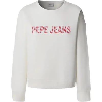 Pepe Jeans Celeste Sweatshirt Wit L Vrouw