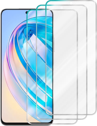 Cadorabo 3x Screenprotector geschikt voor Honor X8a - Beschermende Pantser Film in - Getemperd (Tempered) Display beschermend glas in 9H hardheid met 3D Touch