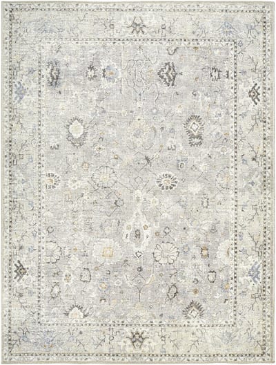Becki Owens x SURYA Davina vloerkleed vintage licht grijs
