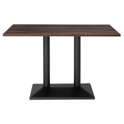 Bolero eettafel voor binnen donker hout 1200mm