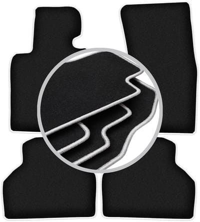 CARLUX-SILVER automatten voor: BMW 7 E65 sedan (2001-2008)