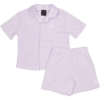 Jordan Terry Trainingspakken Peuter - Roze - Maat 92 - 98 CM - Katoen French Terry