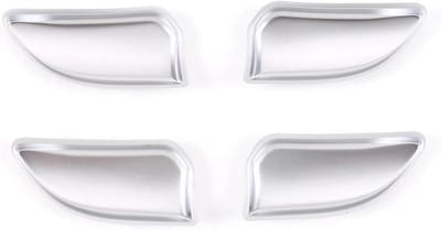 Interieur Trim Set - Deurkom Covers - Auto Beschermen - Krasbestendig ABS Plastic - 4 Stuks - Zilver