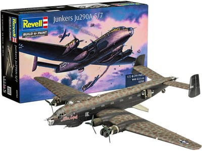 Revell Modelbouwpakket Vliegtuigen - 03754 Junkers Ju 290A-5/7 Seeadler WWII - Duits Maritiem Verkenningsvliegtuig Plastic - 1:72 - Modelbouw