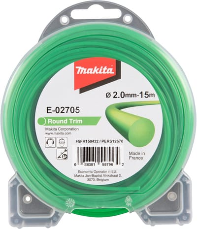 Makita maaidraad rond 2 mm x 15 m voor accu bosmaaier - E-02705
