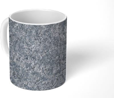 Mok - Koffiemok - Graniet - Steen - Patroon - Design - Grijs - Mokken - 350 ML - Beker - Koffiemokken - Theemok