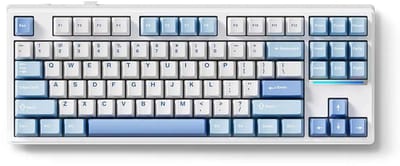MCHOSE K87 80% TKL RGB Draadloos Hotswap Blauw Mechanisch Gaming Toetsenbord (MC-K87-2)