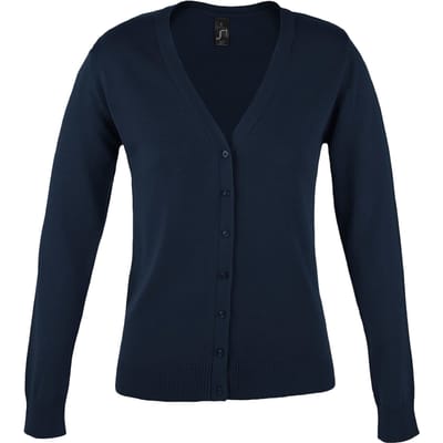 SOLS Vrouwen/dames Golden V Neck Cardigan (Marine)