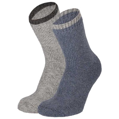 Morethansocks - Alpaca wollen huissokken dames - 2-Pack - Maat 35 t/m 42 - anti slip sokken - huissokken dames - warme sokken - slofsokken
