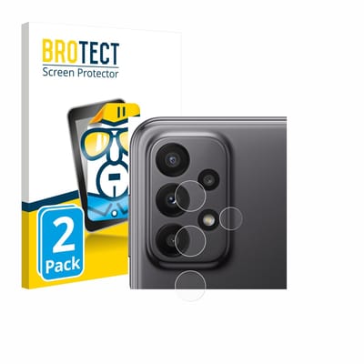 BROTECT - Screenprotector voor Samsung Galaxy A23 5G (ALLEEN Camera Lens) - Folie Beschermfolie transparant 2 Stuks
