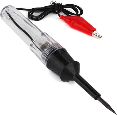 Autotest Pen - Elektrische Tester - Circuit Controleren - 6-12-24V DC Systemen - 10x10x10cm - Zwart
