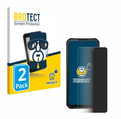 BROTECT - privacy screenprotector voor iiiF150 Raptor 4G - Folie Beschermfolie Blauwlichtfilter 2 Stuks