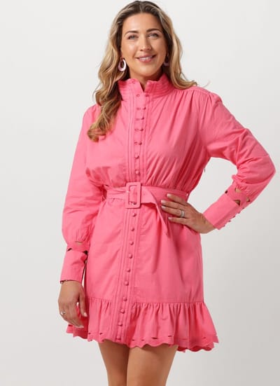 Notre-V X Bo - Loulou Mini Dress Jurken Dames - Rok - Jurk - Roze - Maat L