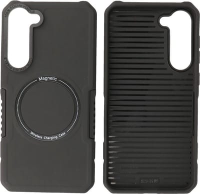 Hoesje Geschikt voor de Samsung Galaxy S23 Plus - Schokbestendige Telefoonhoesje Geschikt voor MagSafe - Zwart