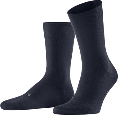 FALKE Stabilizing Wool Everyday met compressiezone functioneel materiaal sokken heren blauw - maat 39-40