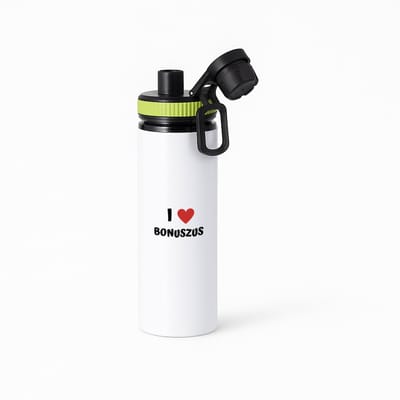 Hacebo® - I love bonuszus waterfles met draaidop groen - Zus - de liefste bonuszus - verjaardag - cadeautje voor zus - zus artikelen - kado - geschenk - water fles - 850ML