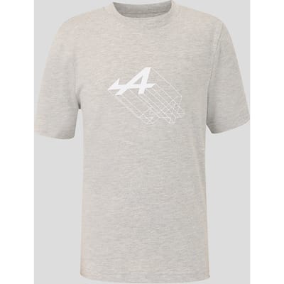 Bwt Alpine Junior Regular Fit Graphic T-shirt – Grey Marl