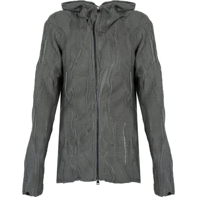 La Haine Inside Us stoppen Full Zip Mannen Grijs