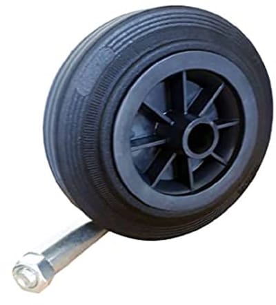 Transportwagen met rubberen wielen 160 mm voor zware lasten