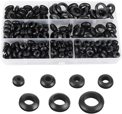 260 Pcs Passage Rings - Kabel Grommet Rubber Seal Kit - 7 Groottes Rubber Stopper - Elektrische Ladder Sealing Ring Set voor Draad - Elektrische Installatie - Auto - RV