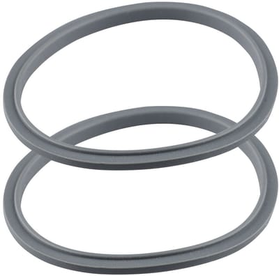Set van 2 grijze afdichtingsringen, geschikt voor NutriBullet 600W en 900W blenders.