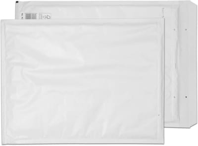 Verpakking Enveloppen - Luchtkussen Enveloppen - Veilig Verzenden - Zelfklevende Sluiting - 470x350 mm - Wit