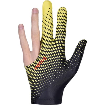 BOODUN Biljarthandschoen Antislip Ademend Cue Sporthandschoen 3 Vinger Superelastische Sporthandschoen Past op de linker- of rechterhand beige