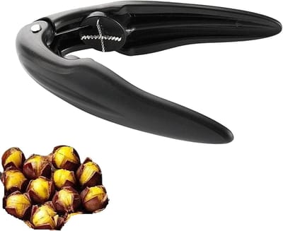 kastanjesnijder - 16 x 8 cm - Kastanjeclip - Kastanjepeller – Kastanje-opener – Kastanjekraker – Snelle clip – Kastanjeschilmesje – Notenkraker – Keukenhulpstuk – kastanje-tang - voor walnoten- kastanjes- noten - kastanje - 1 stuk