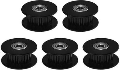 Solidchoice- Zahnriemenscheibe 5-Stuks - GT2 Pulley - Breedte 10mm - Tanden 20 - Binnenboorgat 5mm - Geschikt voor 3D Printer