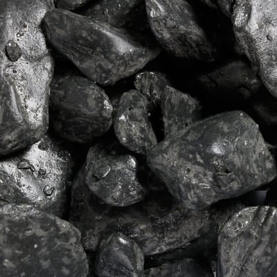 Aqua Della - Aquariumbodembedekking - Vissen - Aquariumgrind Pebbles Black 2kg - 1st