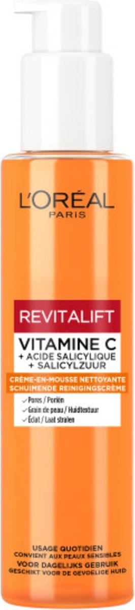 L'Oréal Revitalift Clinical Vitamine C Gezichtsreinger - 6 x 150 ml - Voordeelverpakking