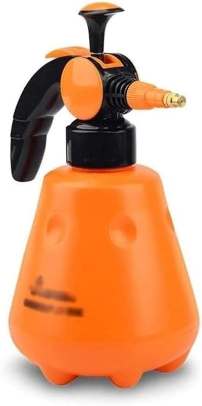 Sprayfles Gieter - Bloemgieter Planten Gieter - Planten Water Geven - Verstelbaar Koperen Mondstuk - 1 Liter - Oranje