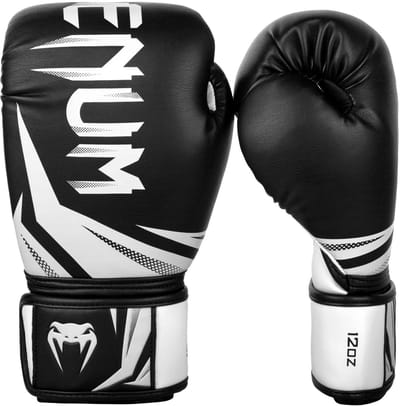 Venum Challenger 3.0 - Bokshandschoenen - Zwart/Wit - 10oz