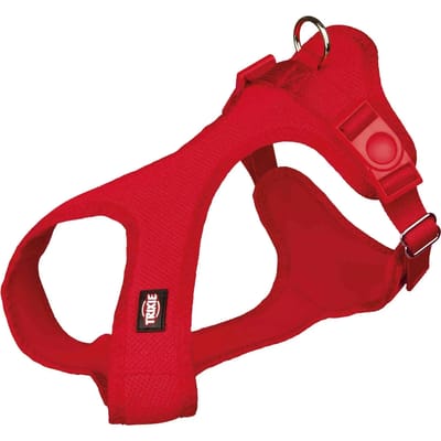 Trixie Comfort Soft touring harness XS-S: 30-45 cm/15 mm red