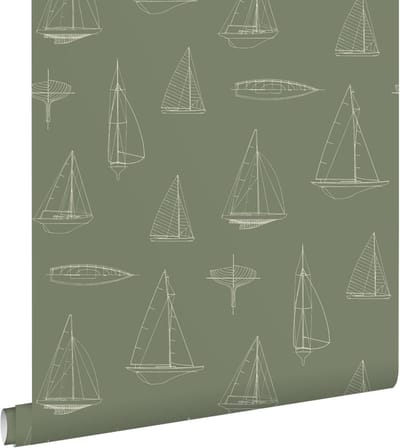 ESTAhome behang boten groen - 50 x 900 cm - 132087