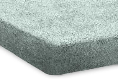 Hoeslaken Teddy Pluche - Zacht Beddengoed - Warme Nachten - 35cm Hoekhoogte - 160x200cm - Jade Groen